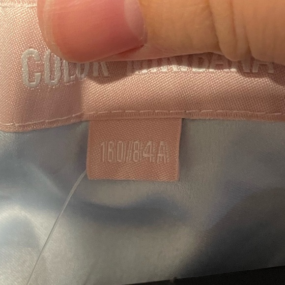 Color Mikibana piano dress NWT skater bow back blue women’s size medium novelty - Picture 4 of 5